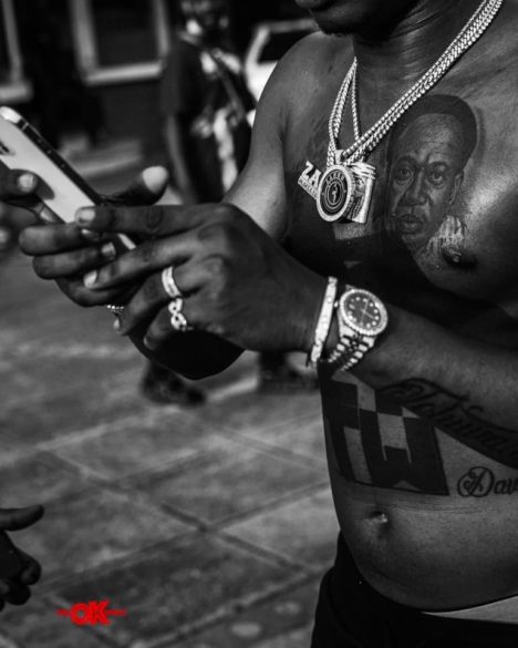 Nigerian Rapper Zlatan Ibile Tattoos Ghana’s Ex-President Kwame Nkrumah