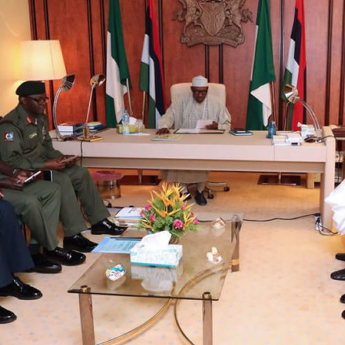 Ahead 2019: Buhari meets service chiefs over security challenges