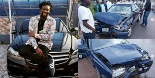 Nigerian comedian, Klint Da Drunk survives car crash