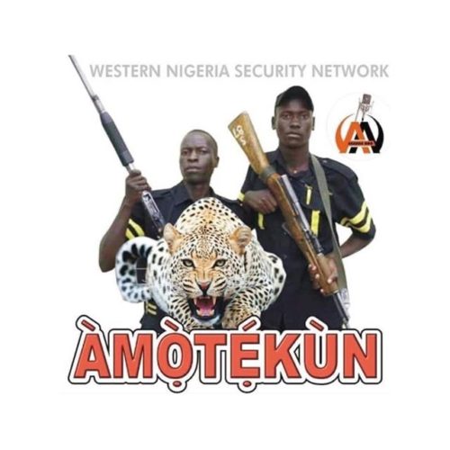 Federal Government Declares Amotekun Illegal