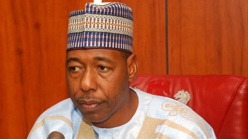 Governor of Borno State, Babagana Zulum, Blames The Nigeria Army For Attack