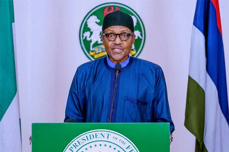 JUST IN: Tight Security As Buhari Visits Police College