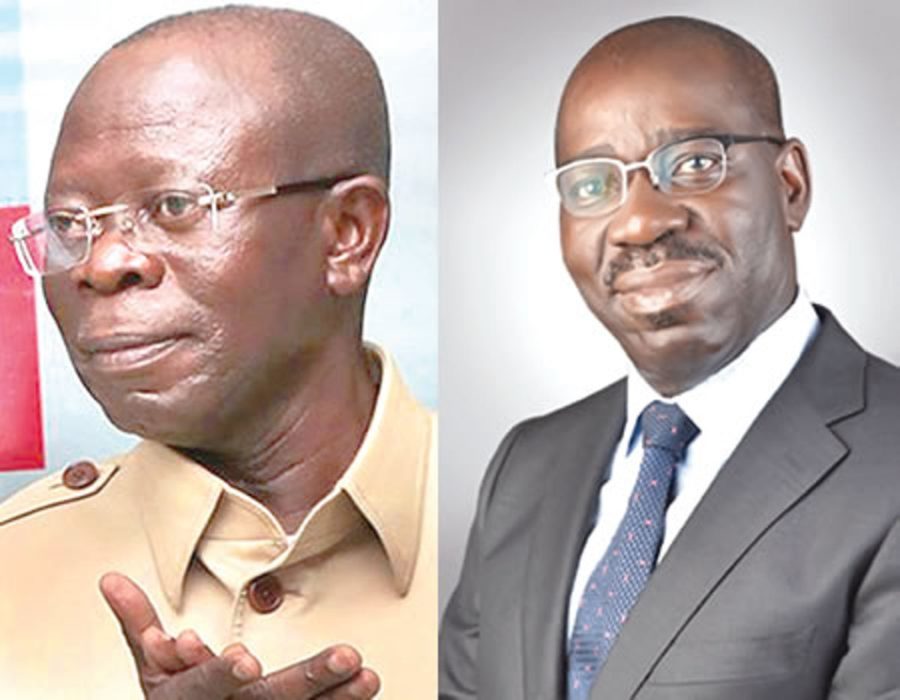 APC Chairman Oshiomhole, NWC Members Meet CoS Gambari over Edo Election