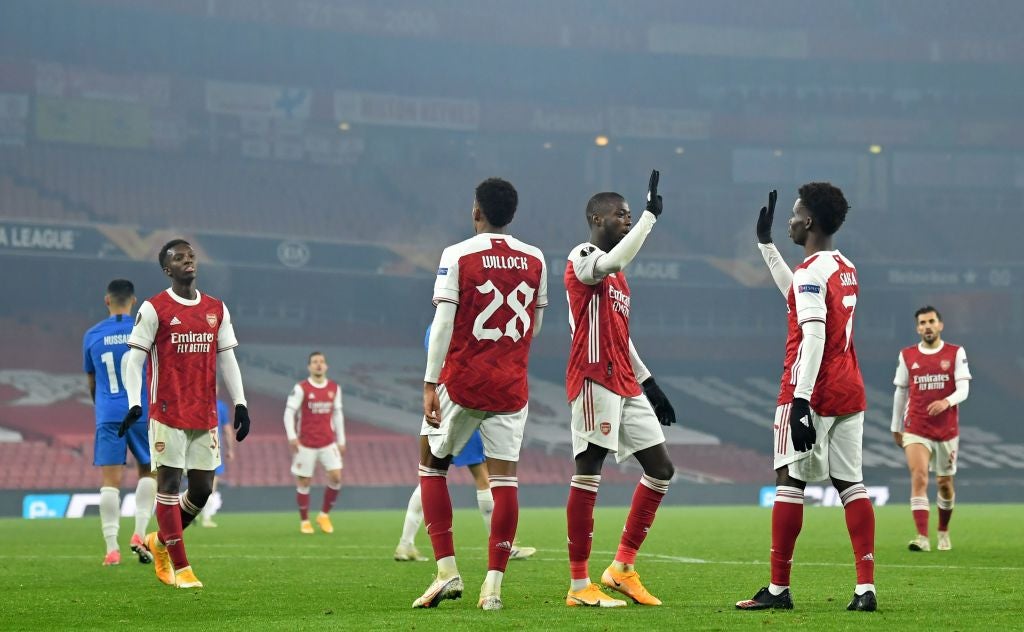 ARSENAL BEAT MOLDE 3-0 TO QUALIFY FOR KNOCKOUT PHASE IN EUROPA LEAGUE