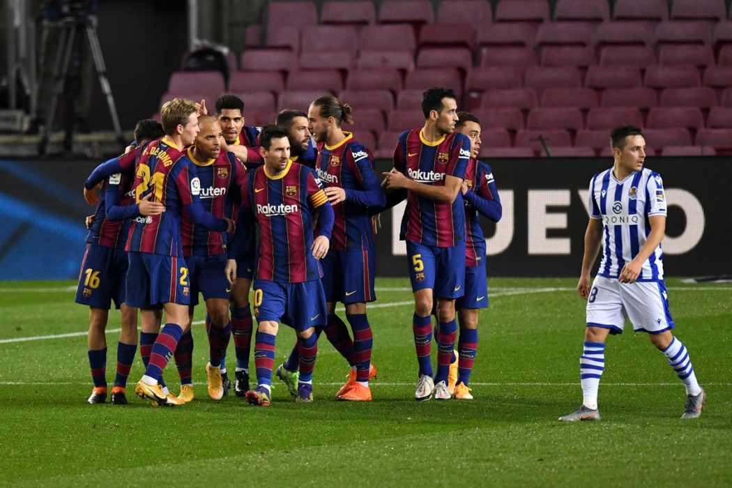 Barcelona Up To Fifth With Win Against Sociedad
