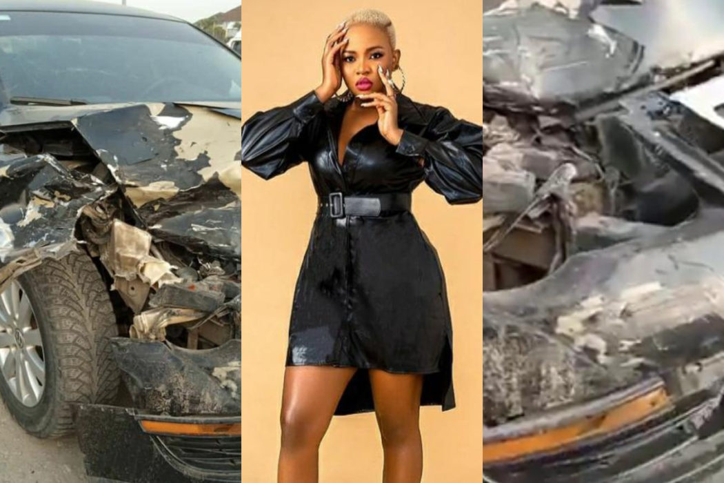 Bbnaija’s Cindy Survives Ghastly Car Accident On Her 25th Birthday