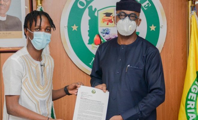 BBNaija’s Laycon conferred with chieftaincy title in Ogun state