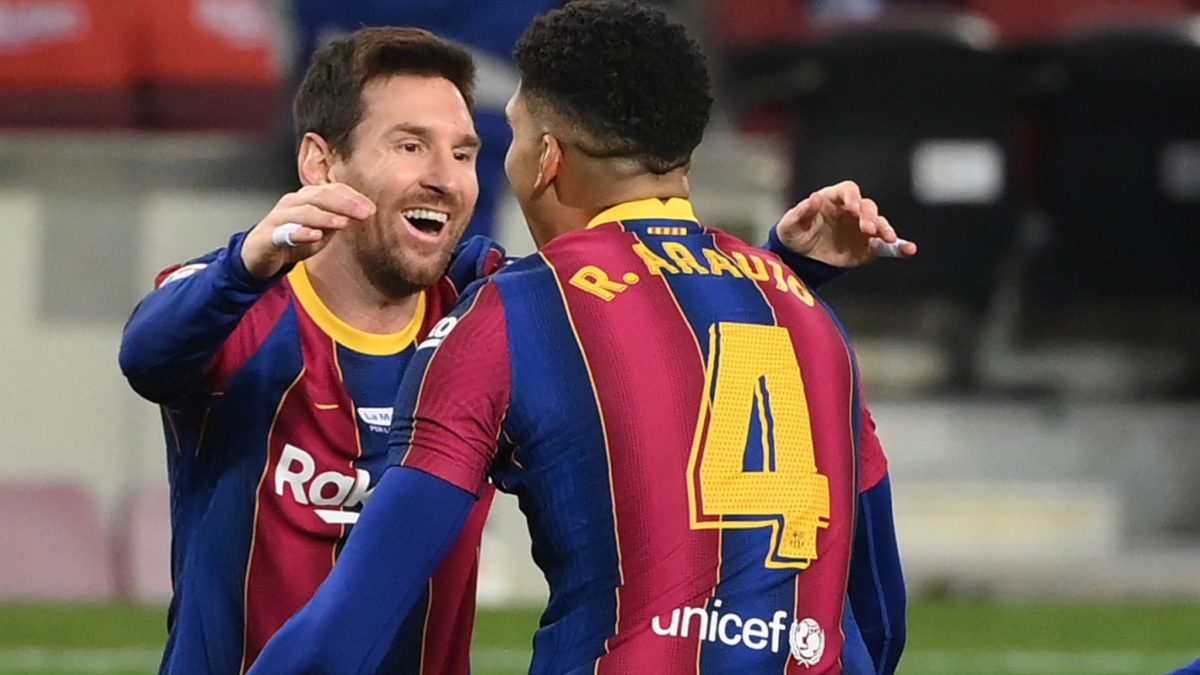 Messi Double Fires Barcelona To Third