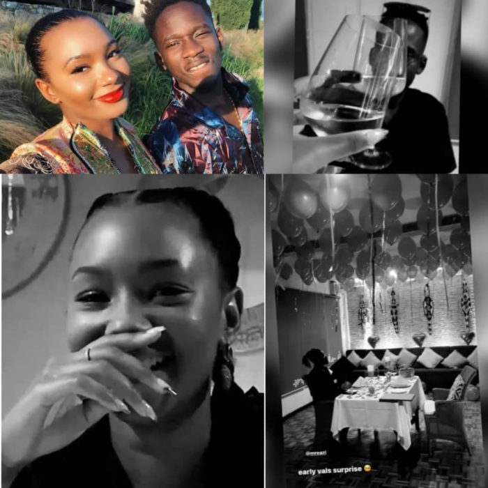 Mr Eazi Surprises Bae Temi Otedola With An Early Valentine’s Day Treat