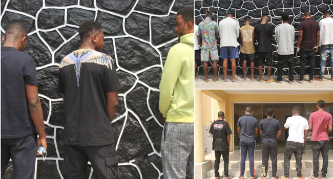 14 suspected internet fraudsters arrested in Lagos
