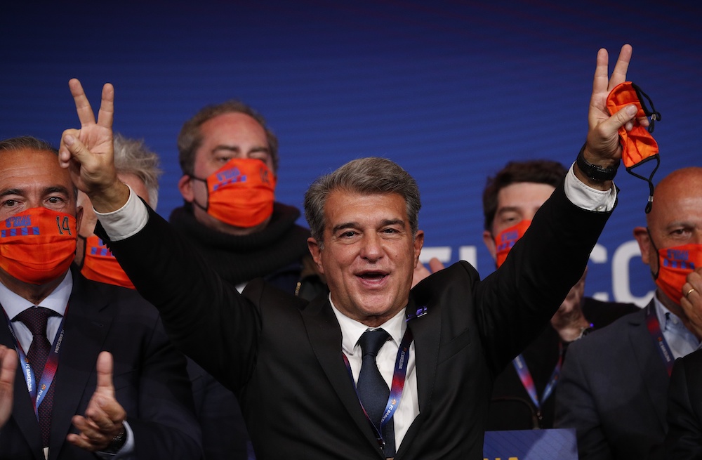 Laporta Elected Barcelona President For Second Time