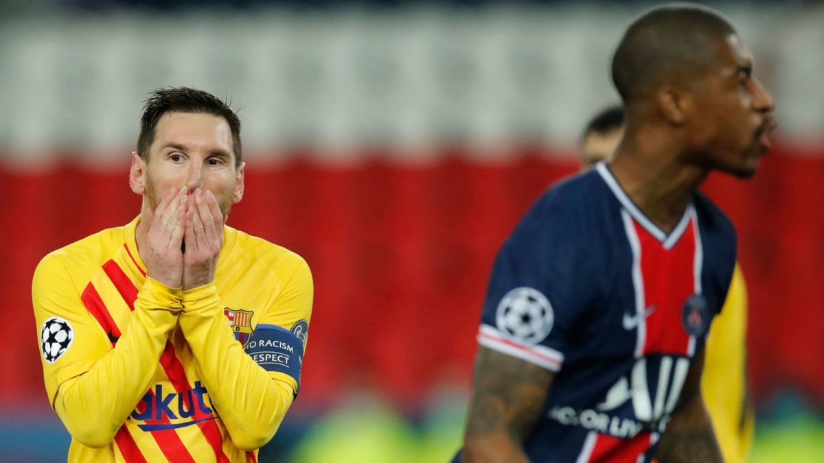 PSG Hold Off Barcelona To Reach UCL Quarter Finals