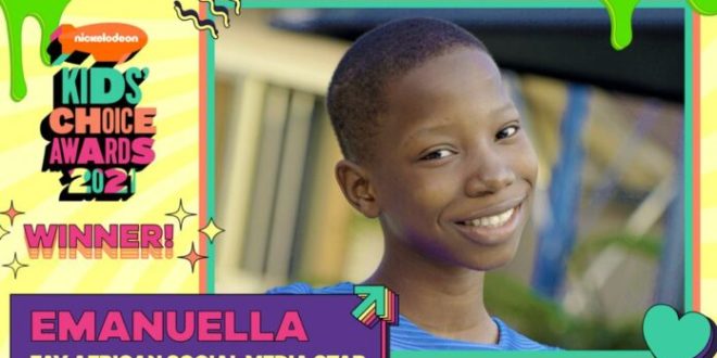 Emanuella Wins Nickelodeon Kids’ Choice Awards