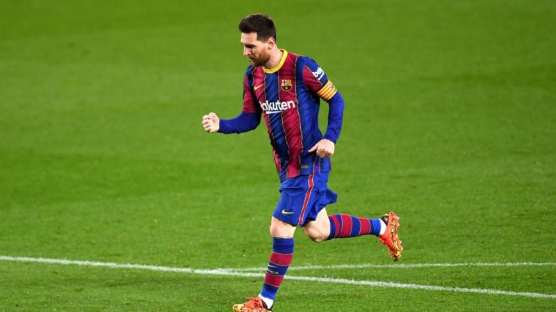 Messi Gets Brace And Equals Xavi’s Record Appearance