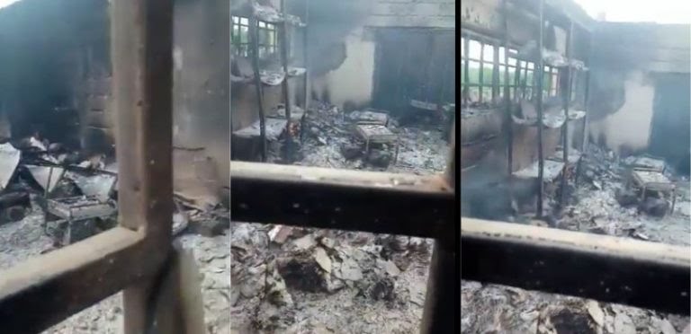 Gunmen Set Inec Headquarters In Anambra State On Fire