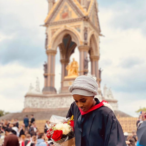 Aisha Buhari Congratulates Her Daughter, Hanan For Graduating With Distinction From Royal College Of Art, UK