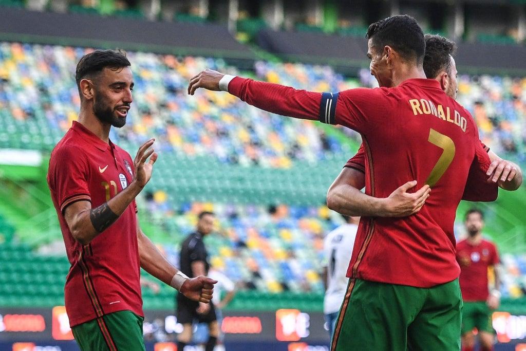 Portugal Thrash Isreal In Final Euro 2020 Warm-Up Game