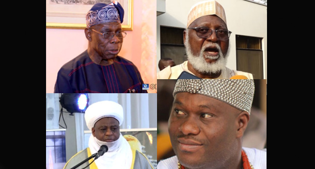 Former President, Obasanjo, Sultan, Ooni, Other Leaders Meet In Abuja Over Security Issues In The Country