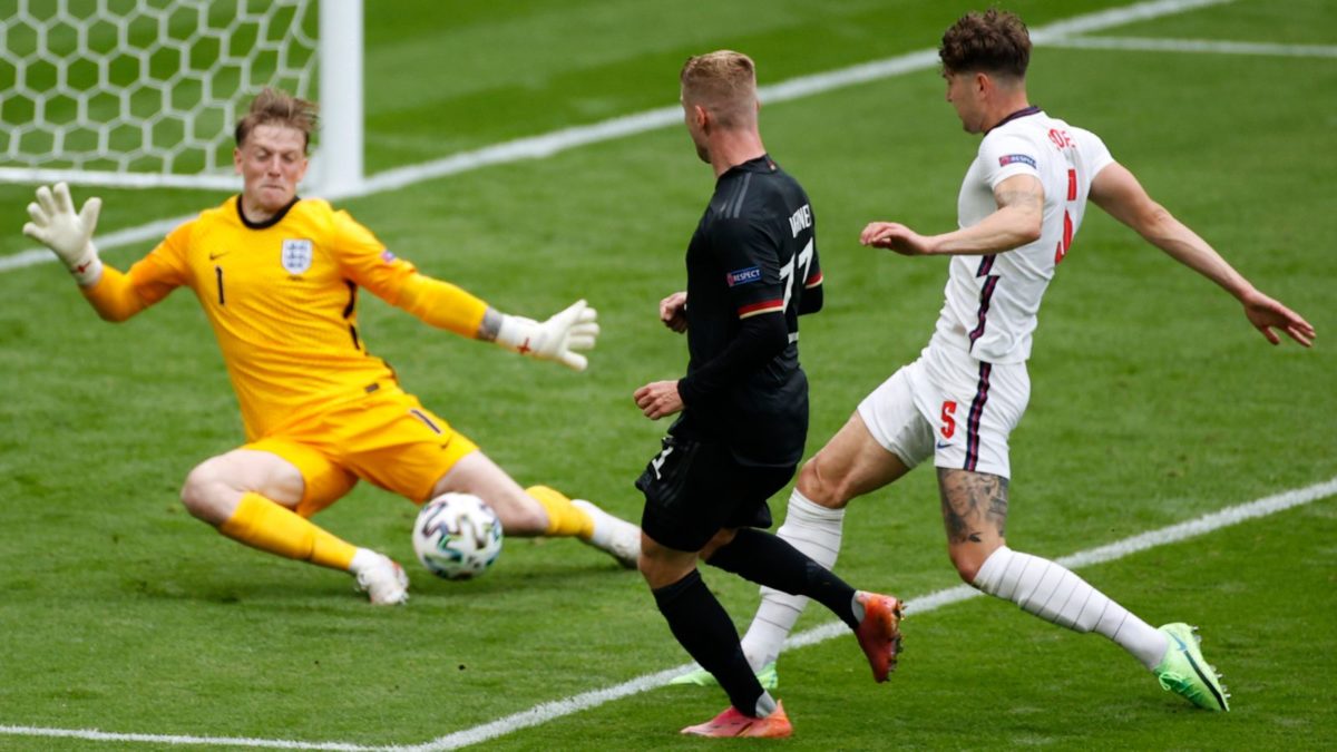 England Struck Twice Against Germany To Secure Qualification Into Euro 2020 Quarter-Final