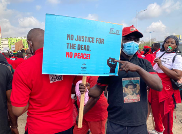 Thousands Of Opposition Members In Ghana Protest, Demanding Justice For Victims Of Recent Killings