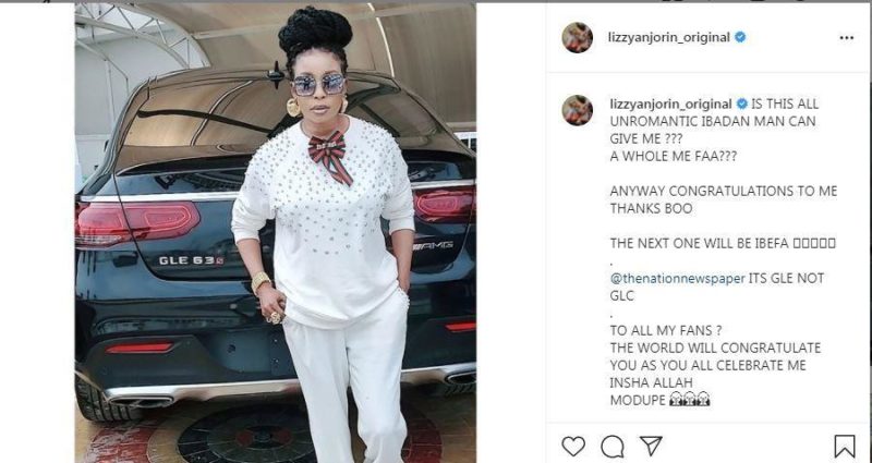 Lizzy Anjorin’s Husband Gifts Her A Mercedes Benz Worth N120M