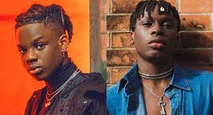 Rema And Fireboy Pictured Working Together In A Studio