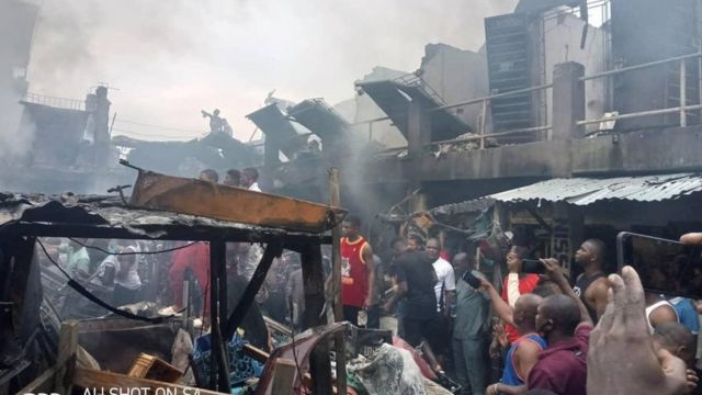 Fire Guts Ladipo Spare Parts Market