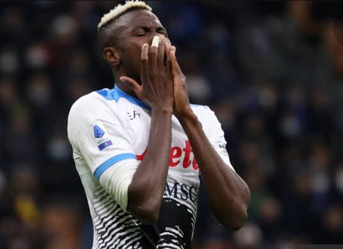 Napoli Confirm Victor Osimhen’s Had A Successful Surgery After Injury Blow