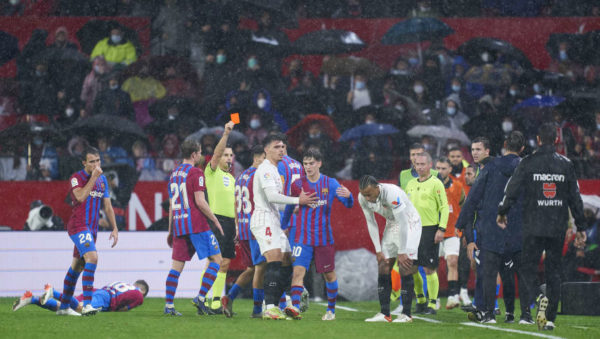 Barcelona Held At 10-Man Sevilla