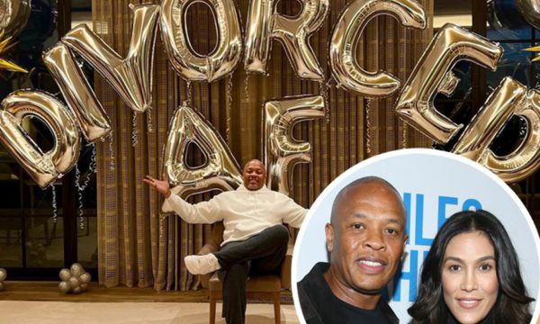 Dr Dre Celebrates Official Divorce With Huge Balloons