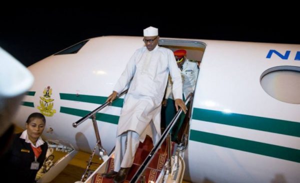 Buhari Arrives Maiduguri Minutes After Attack On Airport