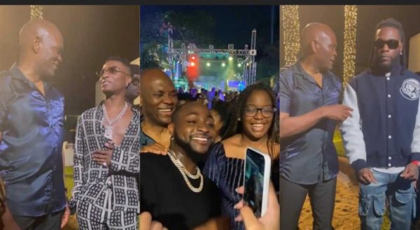 Davido, Wizkid, Burna Boy Perform At Tony Elumelu’s Christmas Party