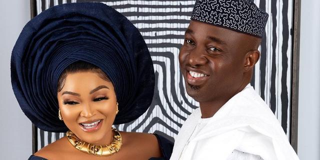 Mercy Aigbe Shares Video From Her ‘Traditional Wedding’ To Kazim Adeoti