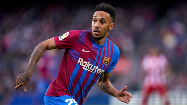 Pierre-Emerick  Aubameyang  Nets a hat-trick for Barcelona in win over Valencia.