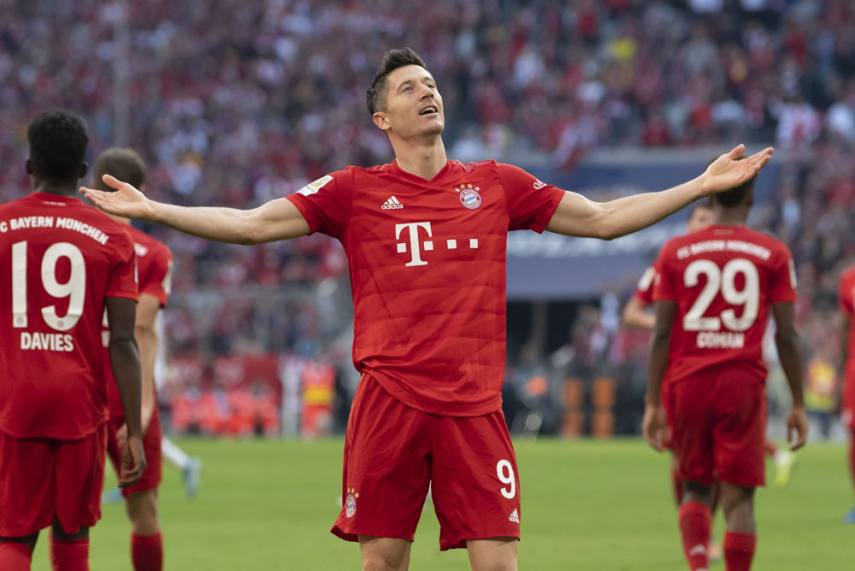 Lewandowski Scores A Brace To Lead Bayern to Victory