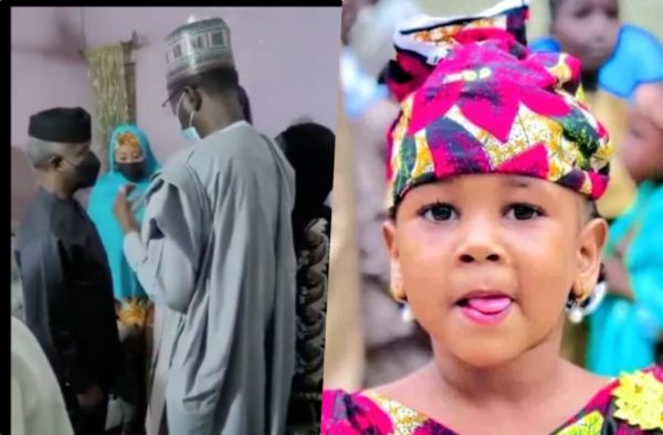 Vice President Pays A Condolence Visit To The Bereaved Parents Of 5-Year-Old Hanifa In Kano