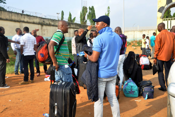 38 Nigerians Deportees From UK Arrive Lagos