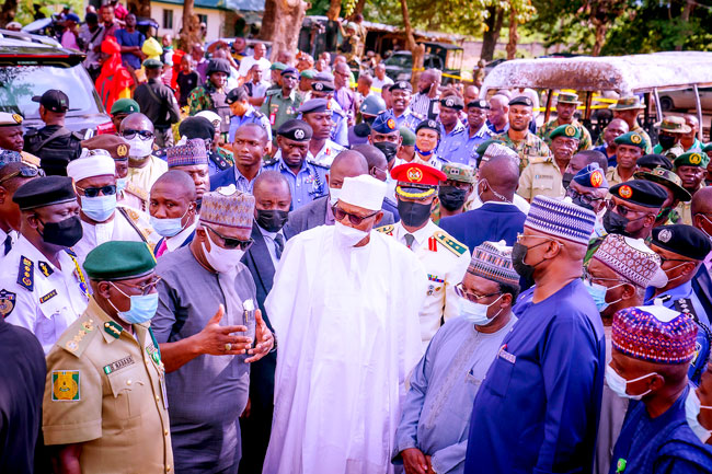 President Buhari Says He Is Disappointed with Intelligence System Over Kuje Prisons Attack After Visit to Facility