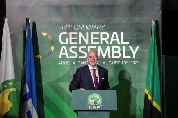 CAF Officially Endorses Infantino For FIFA Re-Election