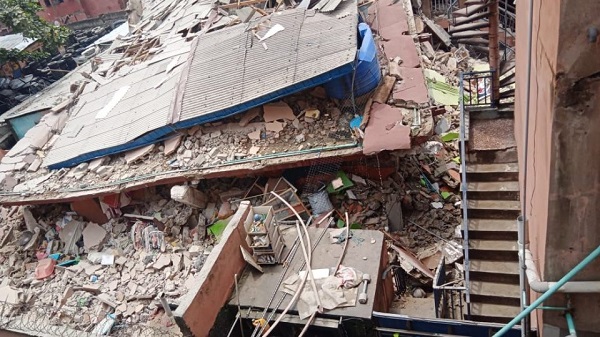 Another Building Collapses In Lagos, Rescue Operation Ongoing