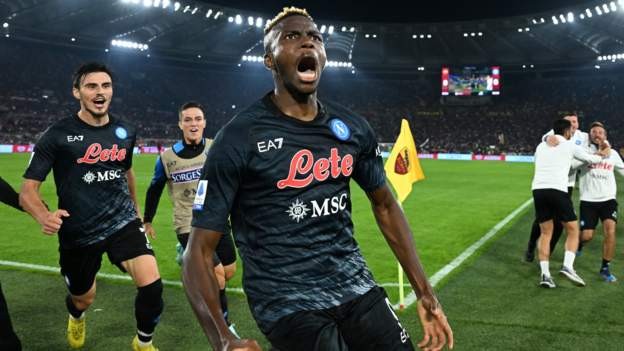 Victor Osimhen Scores Late Stunner To Give Napoli 11th Straight Win