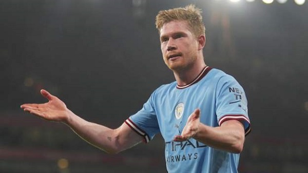 FA Probing Object Throwing at Kevin de Bruyne in Man City’s Win at Arsenal