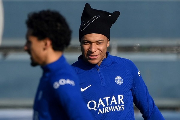 Mbappe Returns To PSG Training Ahead Bayern Champions League Tie