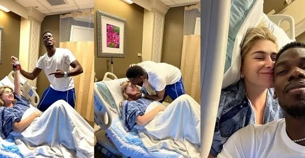 Paul Pogba welcomes third child with wife (Photo)