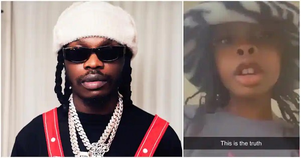 Reactions Trail After Naira Marley’s Daughter Brags About Father’s Wealth