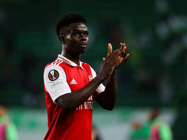 Arsenal Star Bukayo Saka Arrives in Nigeria, Generating Great Reception From Fans