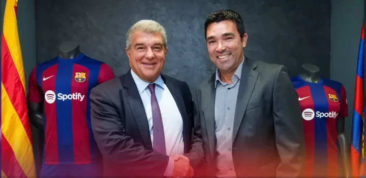 Deco signs a 3-year contract as sporting director of Barcelona