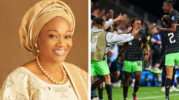 Super Falcons Receive Warm Welcome from First Lady, Remi Tinubu, At Aso Rock