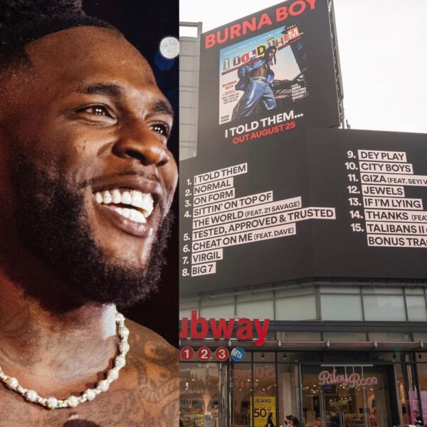 Burna Boy Shares Tracklist For 7th Album ‘I Told Them’