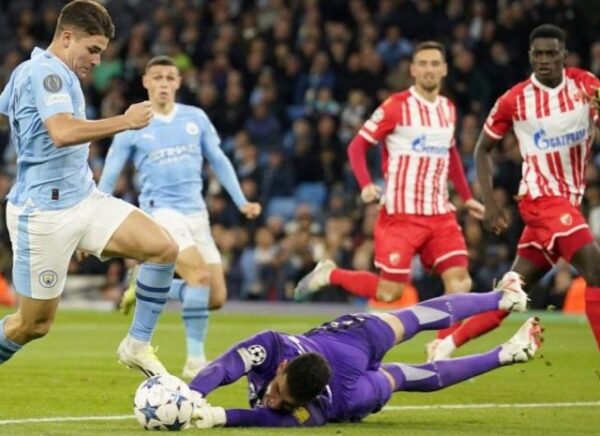 Manchester City Begin Champions League Defense With Victory Over Red Star Belgrade
